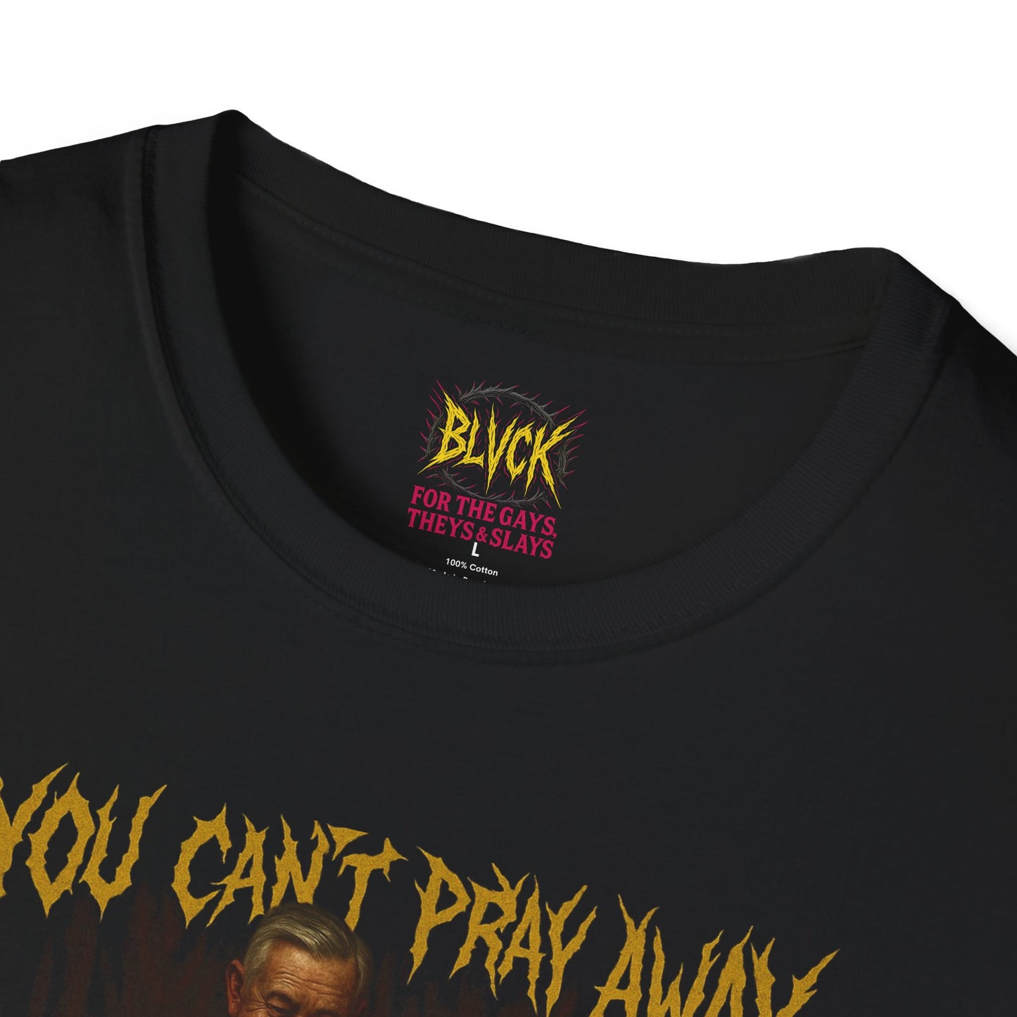 Can’t Pray Away Genocide // BLVCK Slaughter Gospel Tee