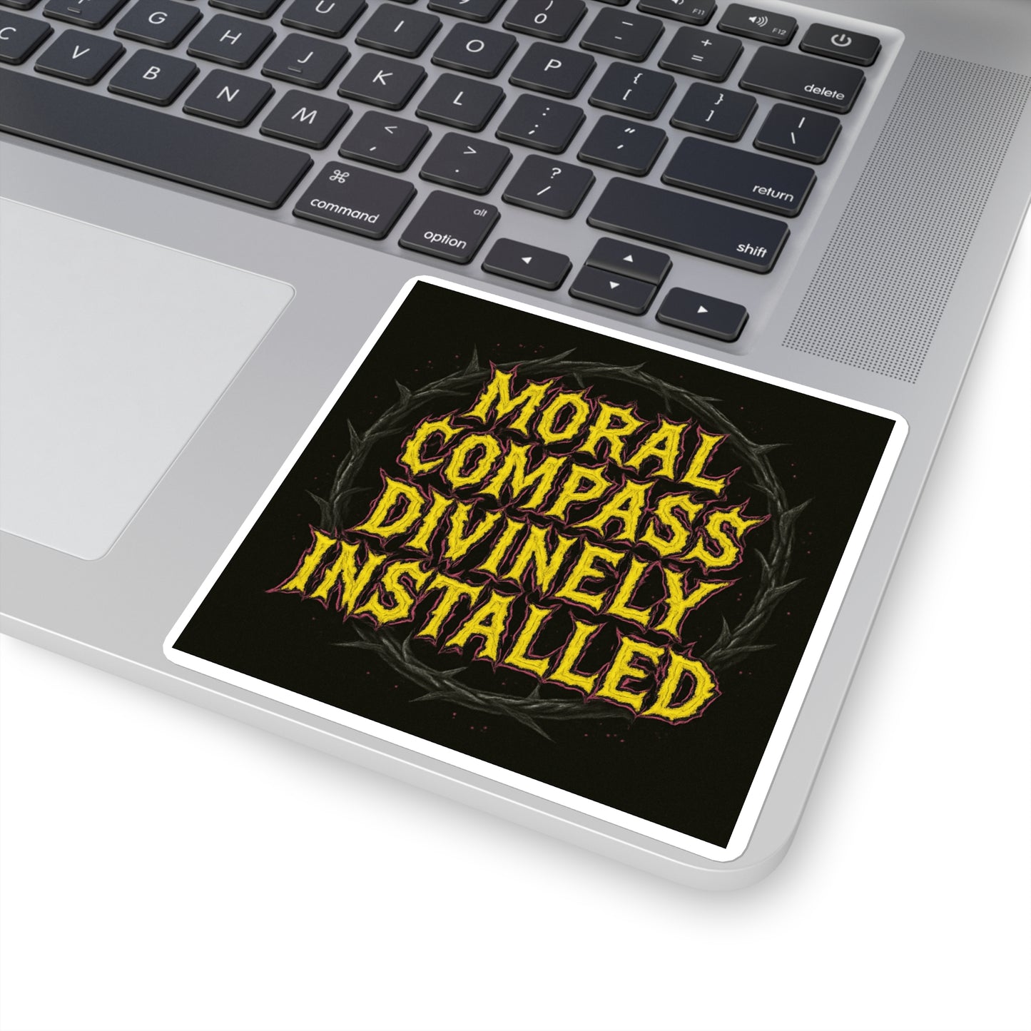 Divinely Installed // 2x2 BLVCK Sticker