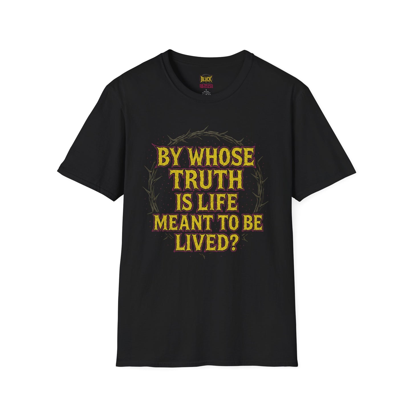 By Whose Truth? // BLVCK Sovereignty Tee