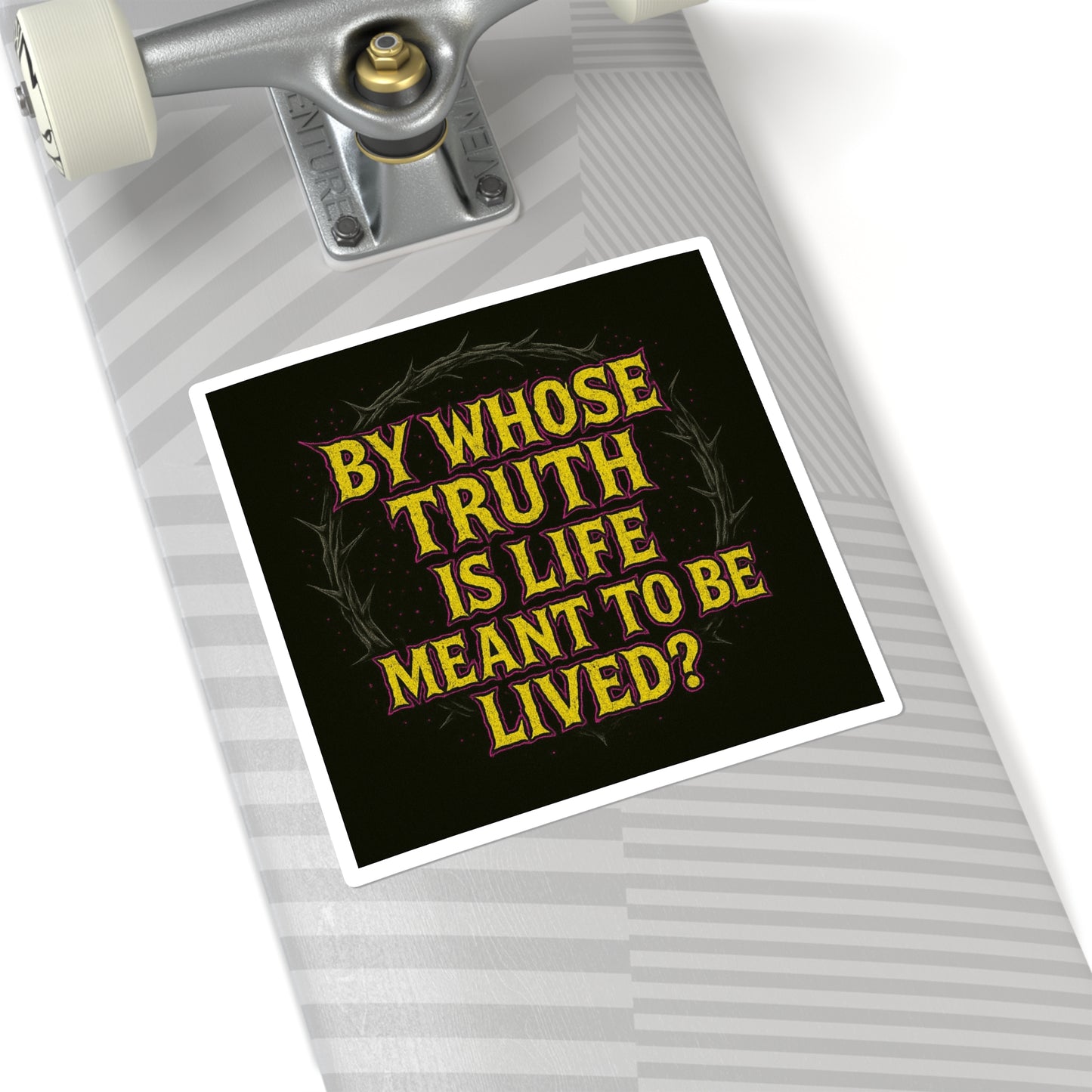 By Whose Truth // 2x2 BLVCK Sticker