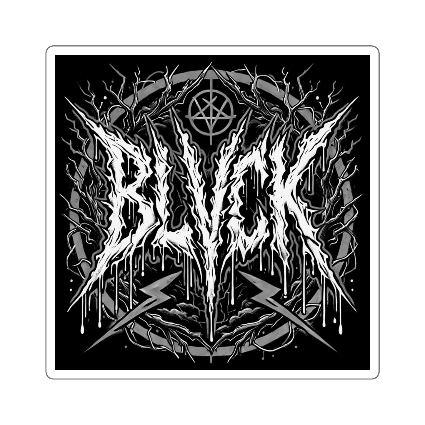 Reaper’s Mark // 2x2 BLVCK Sticker