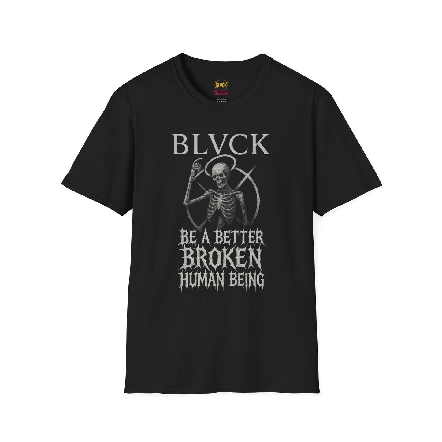 A Better Broken Human Being // BLVCK Redemption In Rot Tee