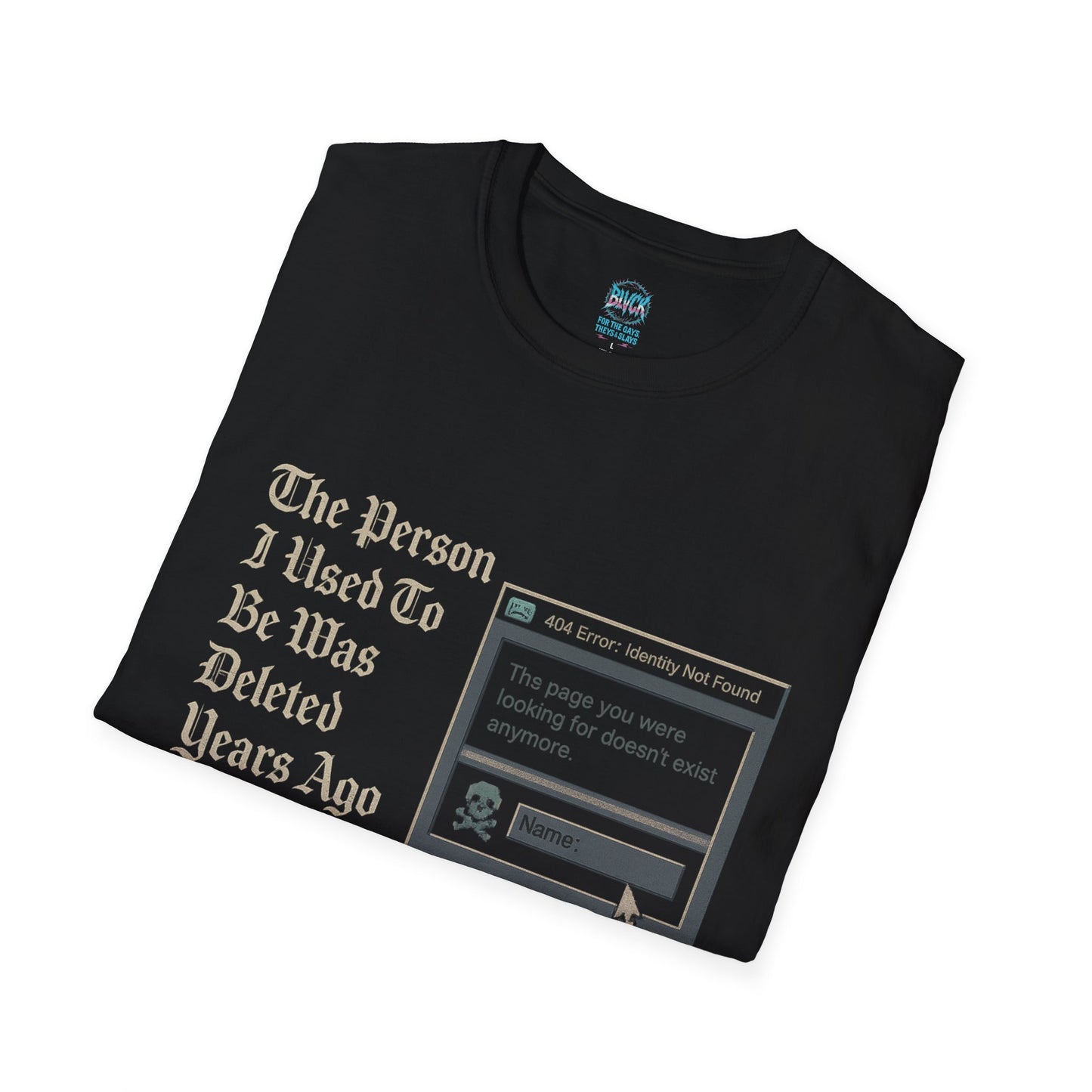 404: Identity Not Found // BLVCK Retro Tee