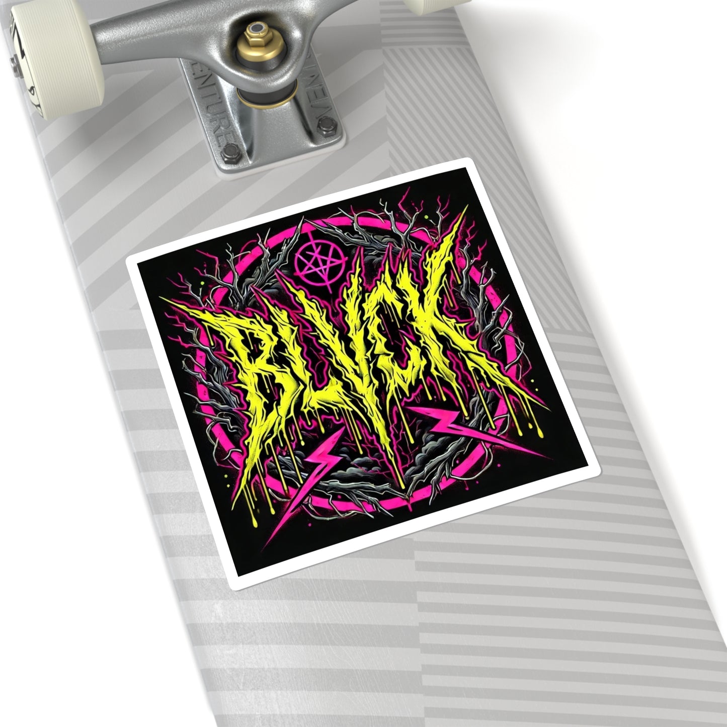 BLVCK Logo – Chaos Crown Edition // 2x2 BLVCK Sticker