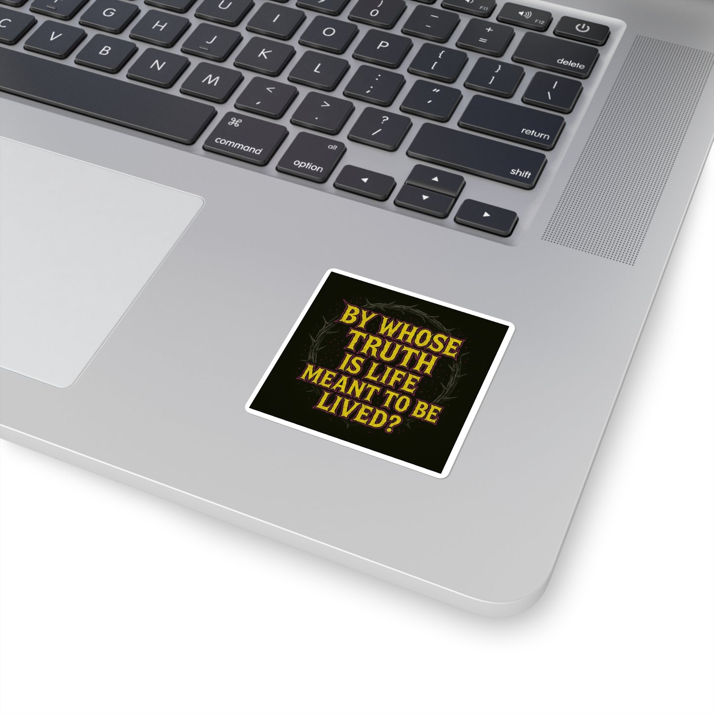 By Whose Truth // 2x2 BLVCK Sticker