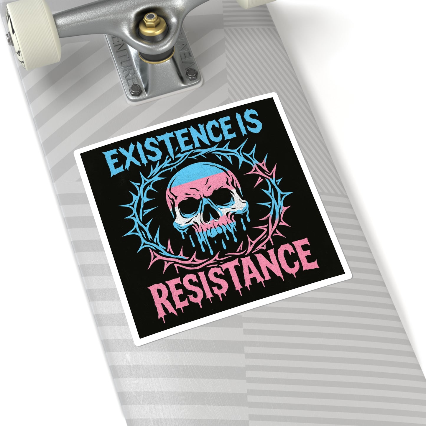 Existence Is Resistance // 2x2 BLVCK Sticker
