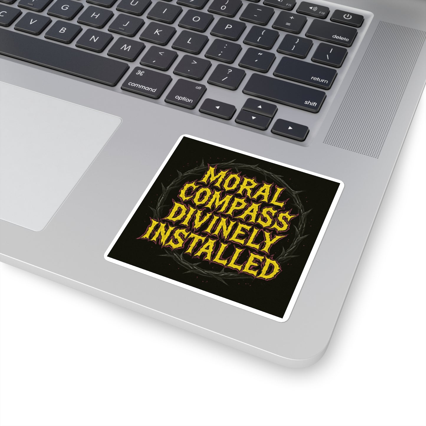 Divinely Installed // 2x2 BLVCK Sticker