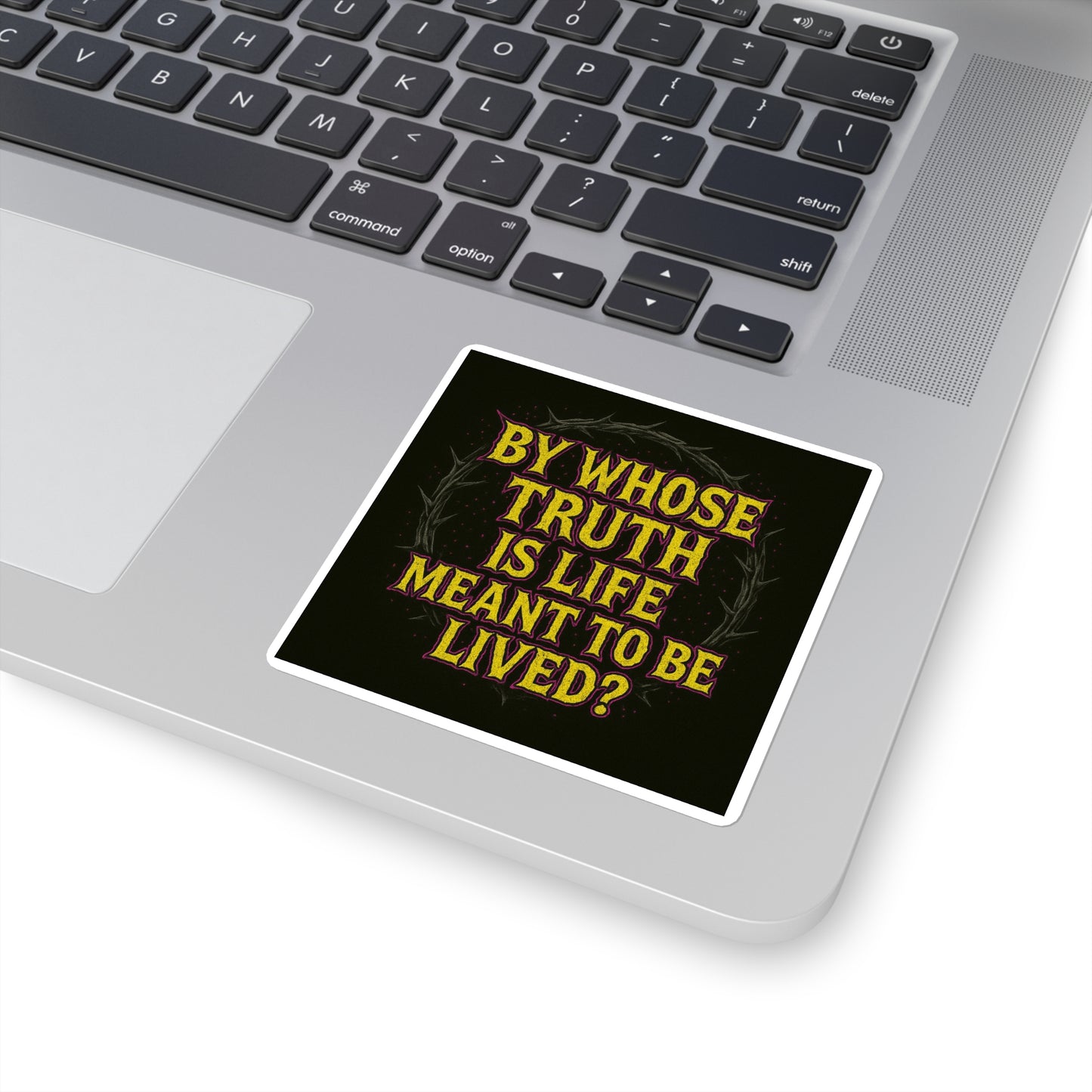 By Whose Truth // 2x2 BLVCK Sticker