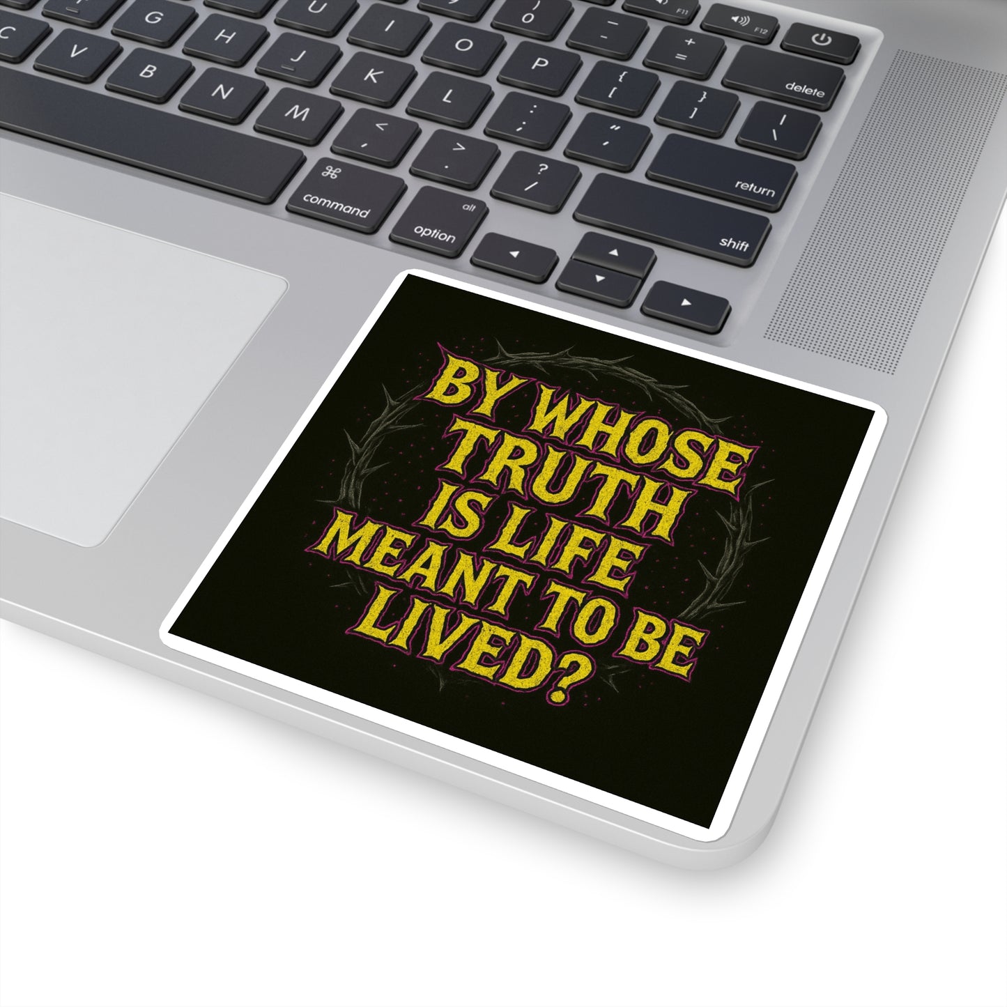 By Whose Truth // 2x2 BLVCK Sticker