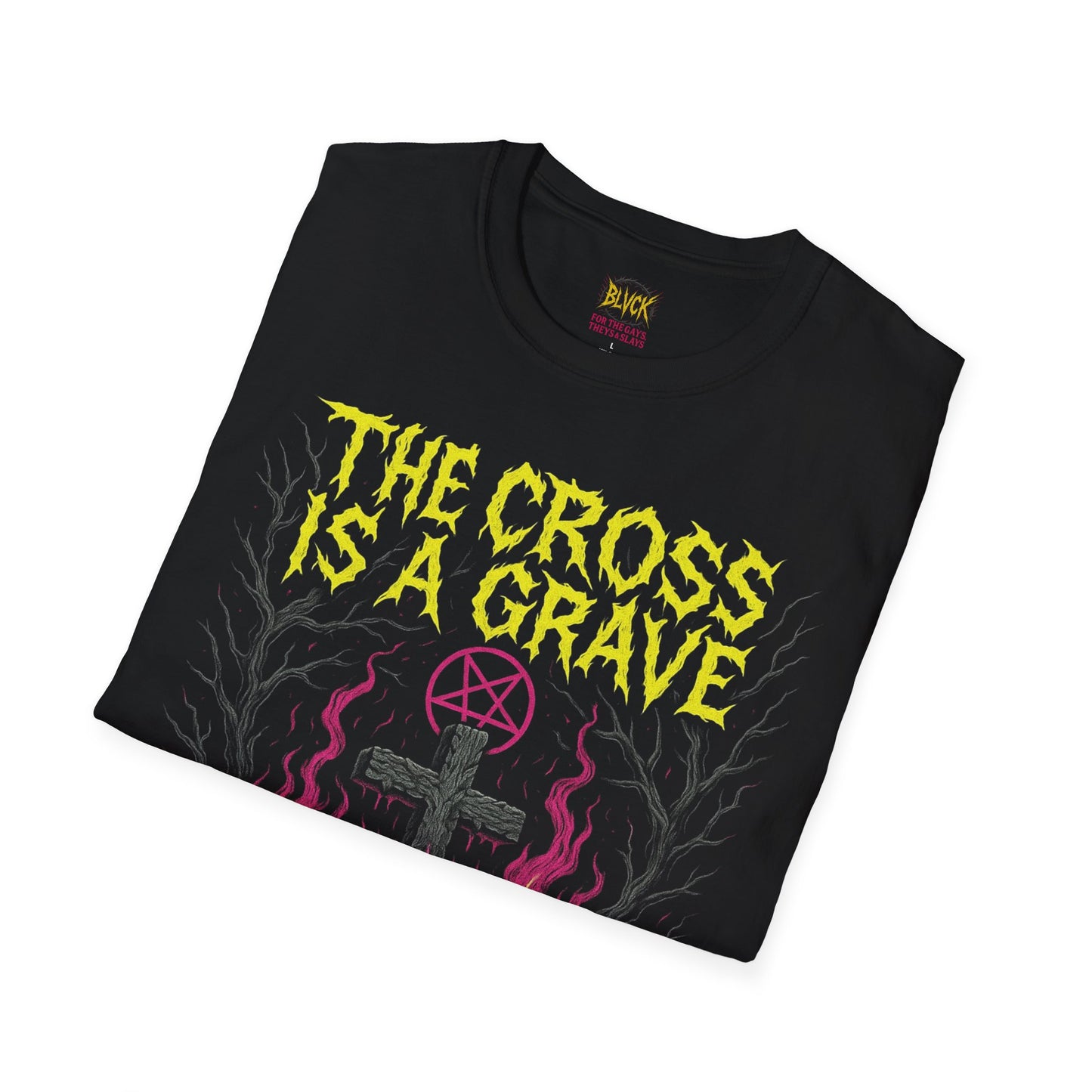 The Cross Is a Grave // BLVCK Apostate Tee