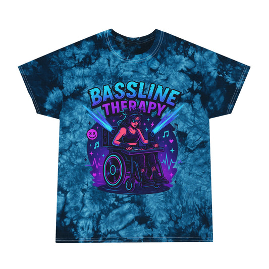 Bassline Therapy // BLVCK Crystal Tie-Dye Tee