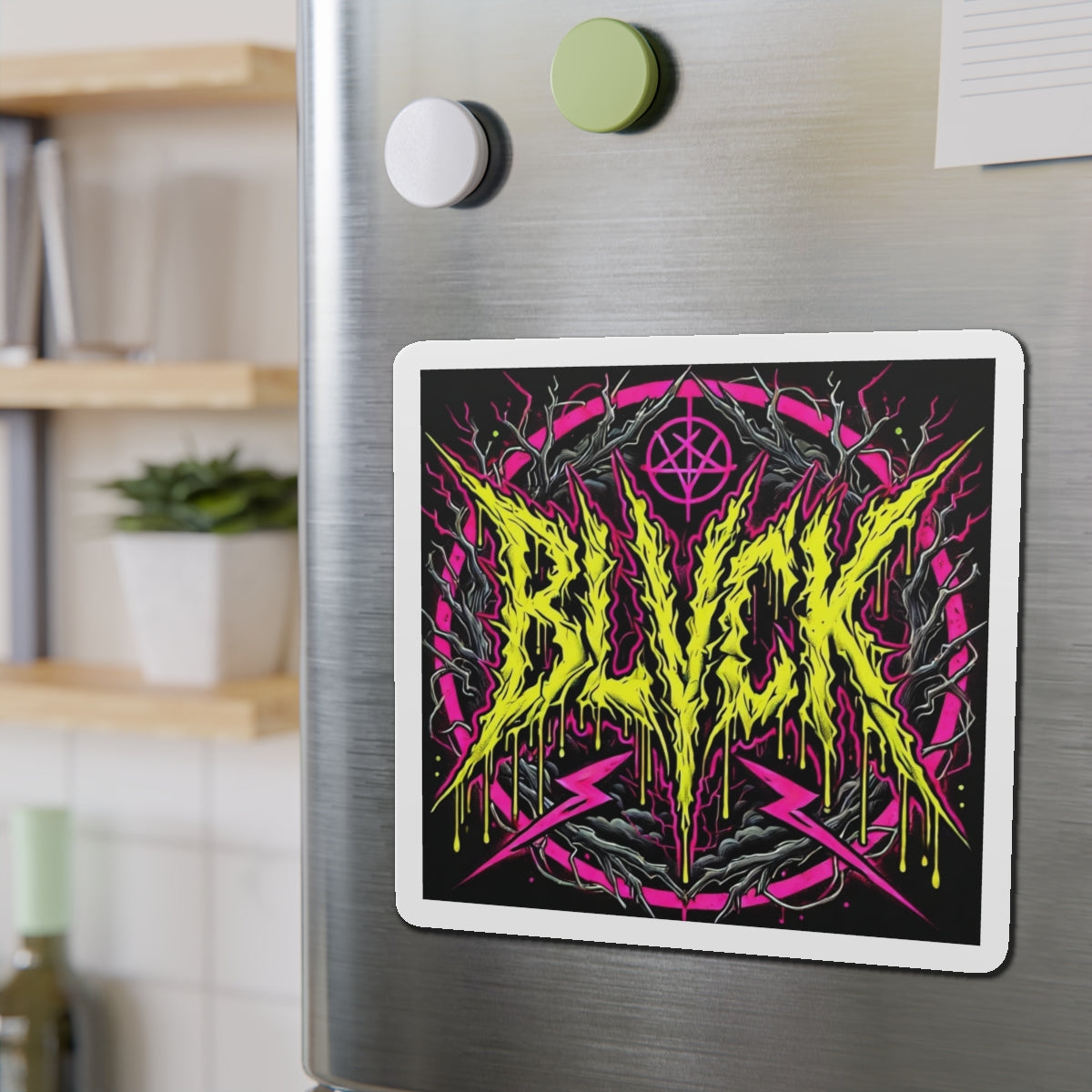BLVCK #1 // BLVCK Die-Cut Magnet