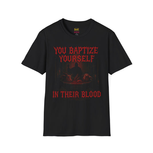 Baptized In Blood // BLVCK Slaughter Gospel Tee