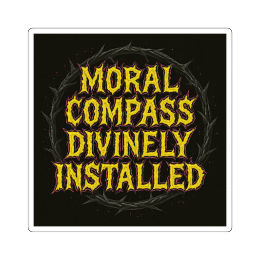 Divinely Installed // 2x2 BLVCK Sticker