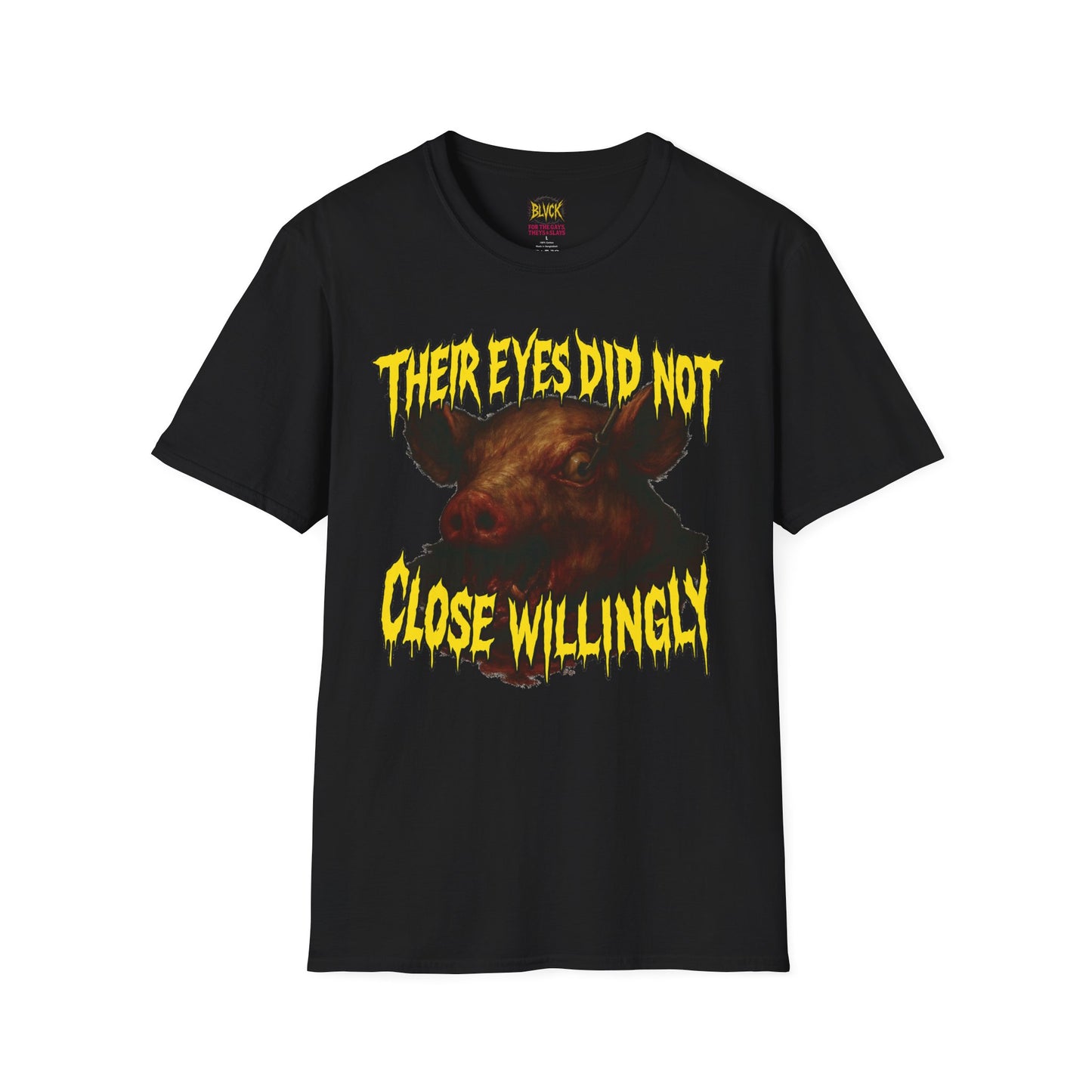 Their Eyes Did Not Close Willingly // BLVCK Slaughter Gospel Tee