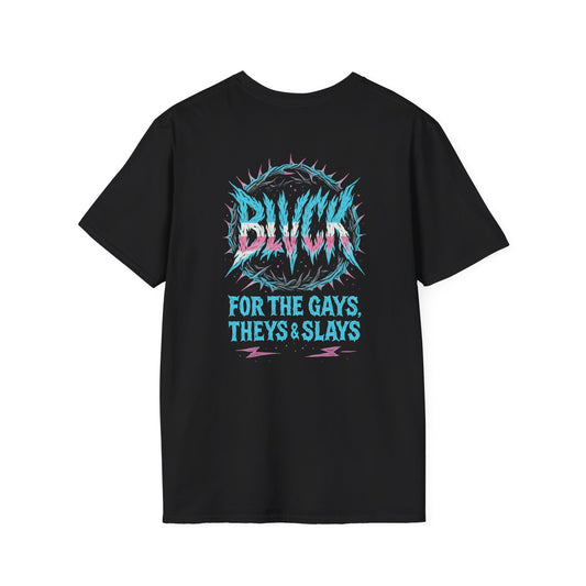 BLVCK // Sigil Tee – Gays, Theys & Slays Edition